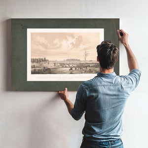 Encampment of Gen Popes Army Before Corinth May 1862 1862 — Framed Wall Art Room View | Bella Frye