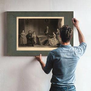 Grant and His Family 1867 — Framed Wall Art Room View | Bella Frye