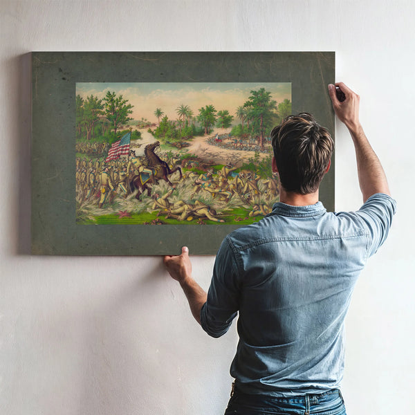 Battle of Quingua Phil I April 23 1899 1899 — Framed Wall Art Room View | Bella Frye