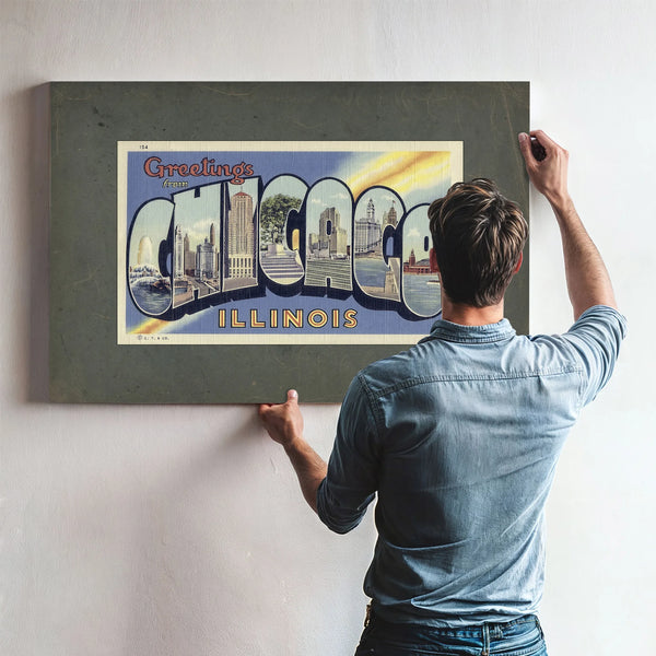 Illinois Chicago — Framed Wall Art Room View | Bella Frye