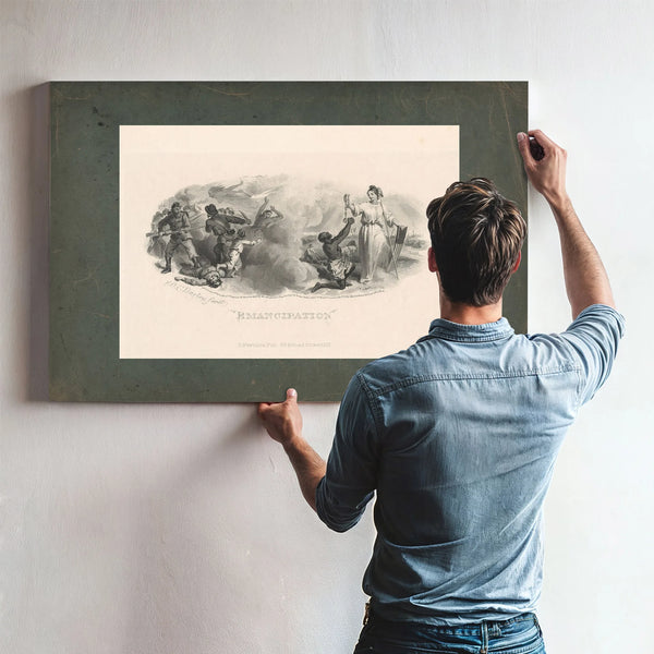 Emancipation 1867 — Framed Wall Art Room View | Bella Frye