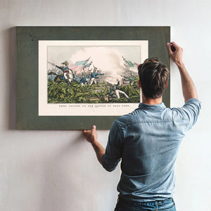 General Taylor at the Battle of Palo Alto May 8th 1846 1846 — Framed Wall Art Room View | Bella Frye