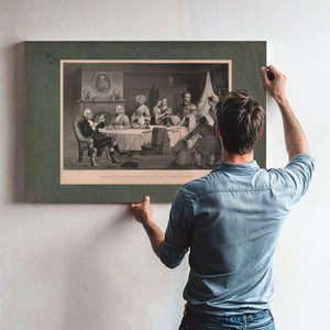 George Washington and the Spy Harvey Birch 184 185 — Framed Wall Art Room View | Bella Frye