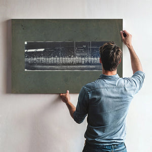 Babe Ruth and the New York Yankees E O Goldbeck San Antonio Texas March 31 — Framed Wall Art Room View | Bella Frye
