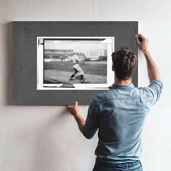 Tris Speaker Boston Al Baseball — Framed Wall Art Room View | Bella Frye