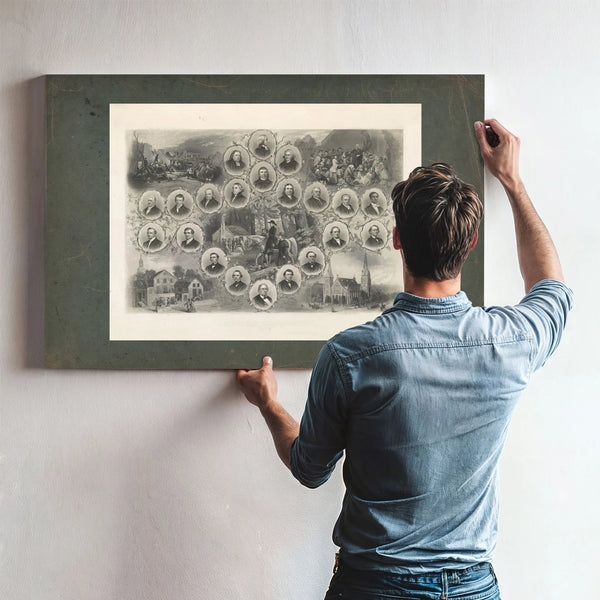 American Methodism 19th Century — Framed Wall Art Room View | Bella Frye