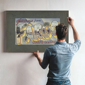 North Dakota Fargo — Framed Wall Art Room View | Bella Frye