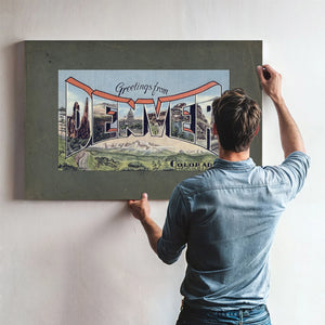 Colorado Denver — Framed Wall Art Room View | Bella Frye