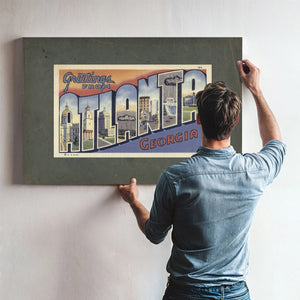 Georgia Atlanta — Framed Wall Art Room View | Bella Frye