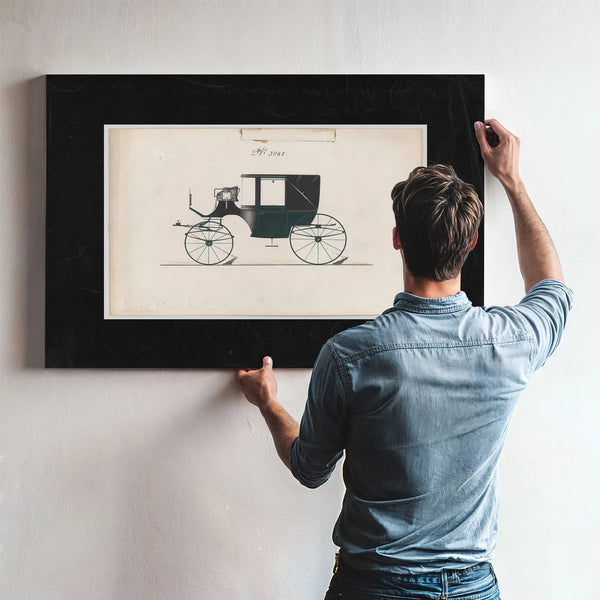Design for Landaulet No 365 — Framed Wall Art Room View | Bella Frye