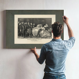 Death of President Lincoln_ at Washington Dc April 15th 1865 the Nations Mar — Framed Wall Art Room View | Bella Frye