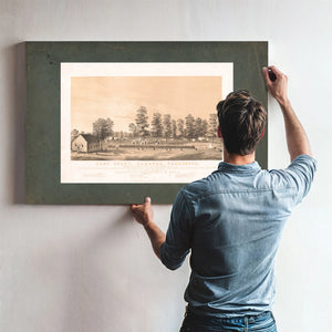 Camp Ready Hamburg Tennessee 19th Century — Framed Wall Art Room View | Bella Frye