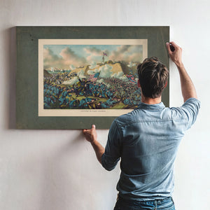 Capture of Fort Fisher 189 — Framed Wall Art Room View | Bella Frye