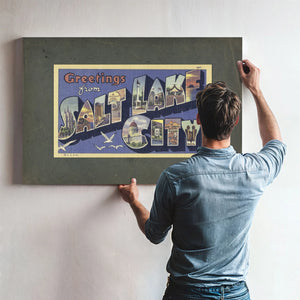 Utah Salt Lake City — Framed Wall Art Room View | Bella Frye