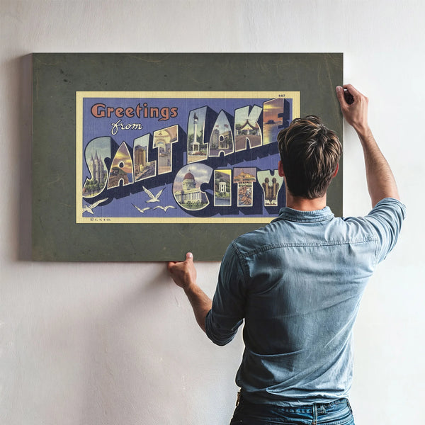 Utah Salt Lake City — Framed Wall Art Room View | Bella Frye
