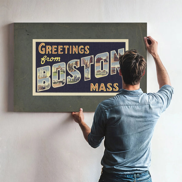 Massachusetts Boston — Framed Wall Art Room View | Bella Frye