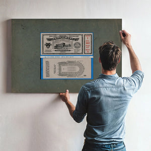 Ticket to the 1926 Army Navy Game 2 — Framed Wall Art Room View | Bella Frye