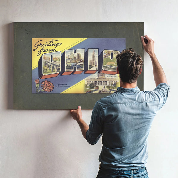 Ohio — Framed Wall Art Room View | Bella Frye