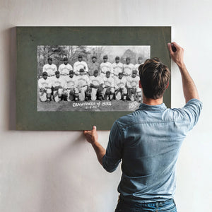 Pittsburgh Crawfords 71e1d4 — Framed Wall Art Room View | Bella Frye