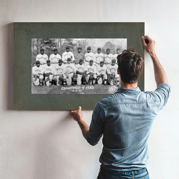 Pittsburgh Crawfords 71e1d4 — Framed Wall Art Room View | Bella Frye