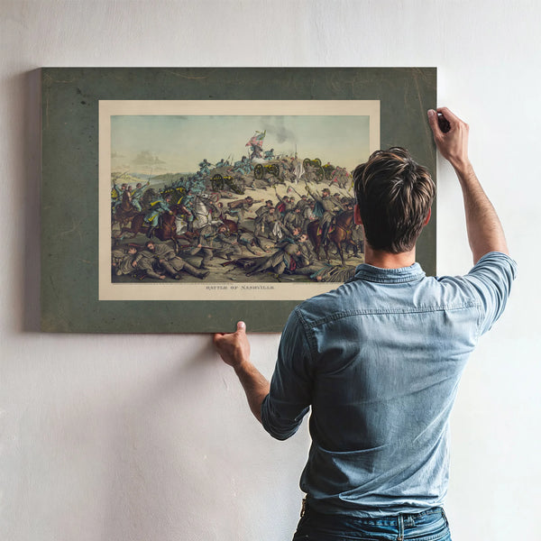 Battle of Nashville 1891 — Framed Wall Art Room View | Bella Frye