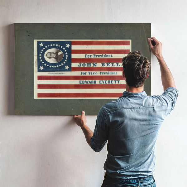for President John Bell for Vice President Edward Everett 186 — Framed Wall Art Room View | Bella Frye