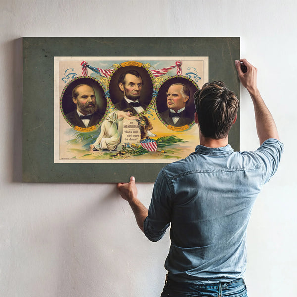 in Memoriam Gods Will Not Ours Be Done 191 — Framed Wall Art Room View | Bella Frye
