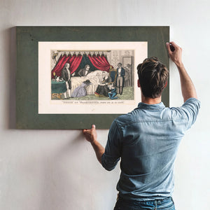 Death of Washington Dec 14 Ad 1799 1846 — Framed Wall Art Room View | Bella Frye