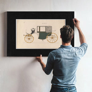Design for Landaulet No 4211 — Framed Wall Art Room View | Bella Frye