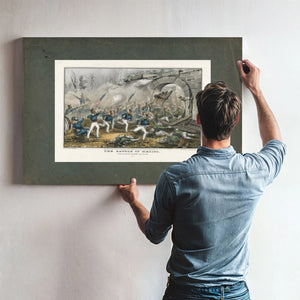 Battle of Mexico 1847 — Framed Wall Art Room View | Bella Frye
