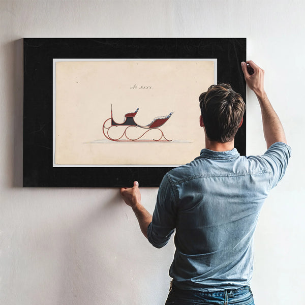 Design for Victoria Sleigh No 3551 — Framed Wall Art Room View | Bella Frye