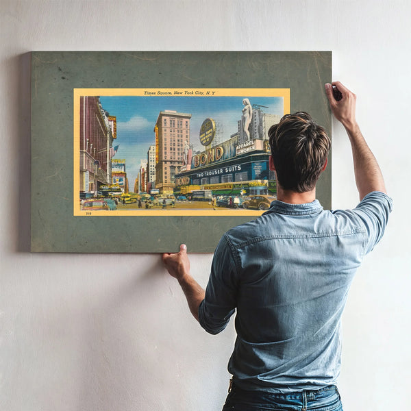 Times — Framed Wall Art Room View | Bella Frye