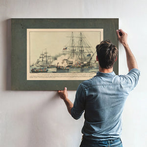 American Privateer General Armstrong Capt Sam C Reid — Framed Wall Art Room View | Bella Frye