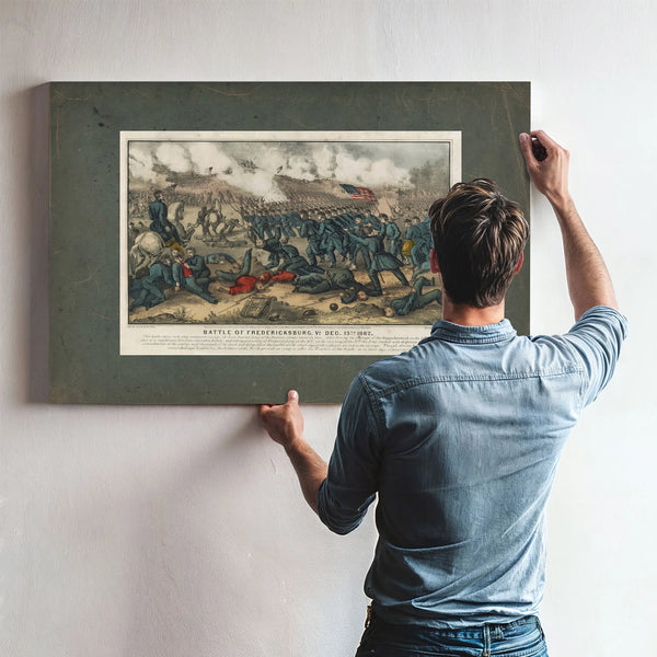 Battle of Fredericksburg Va Dec 13th 1862 1862 — Framed Wall Art Room View | Bella Frye