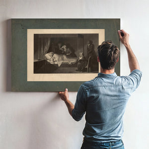 Last Moments of Washington 1864 — Framed Wall Art Room View | Bella Frye