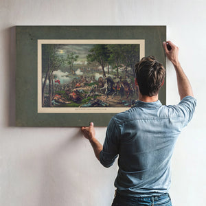 Battle of Chancellorsville 189 — Framed Wall Art Room View | Bella Frye