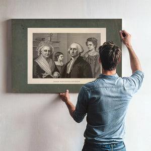 George Washington at Mt Vernon 1889 — Framed Wall Art Room View | Bella Frye