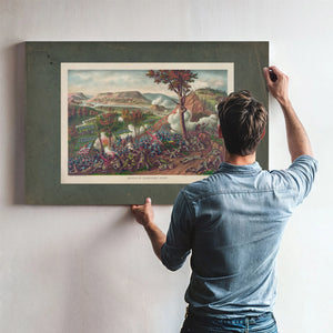 Battle of Missionary Ridge Fought November 23 25 1863 1886 — Framed Wall Art Room View | Bella Frye