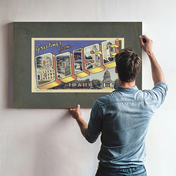 Idaho Boise — Framed Wall Art Room View | Bella Frye
