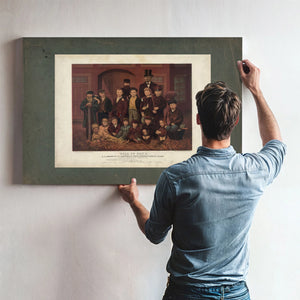 Dl Moody and Jv Farwells First Sunday School Class North Market Hall Chicago — Framed Wall Art Room View | Bella Frye