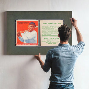 Goudey Babe Ruth 149 5aa73 — Framed Wall Art Room View | Bella Frye