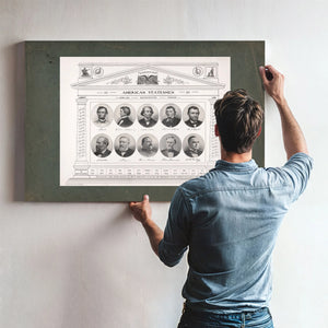 American Statesmen 1861 191 193 — Framed Wall Art Room View | Bella Frye