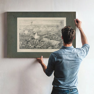 Capture of El Caney El Paso Fortifications of Santiago 1898 — Framed Wall Art Room View | Bella Frye