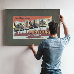 Missouri St Louis — Framed Wall Art Room View | Bella Frye