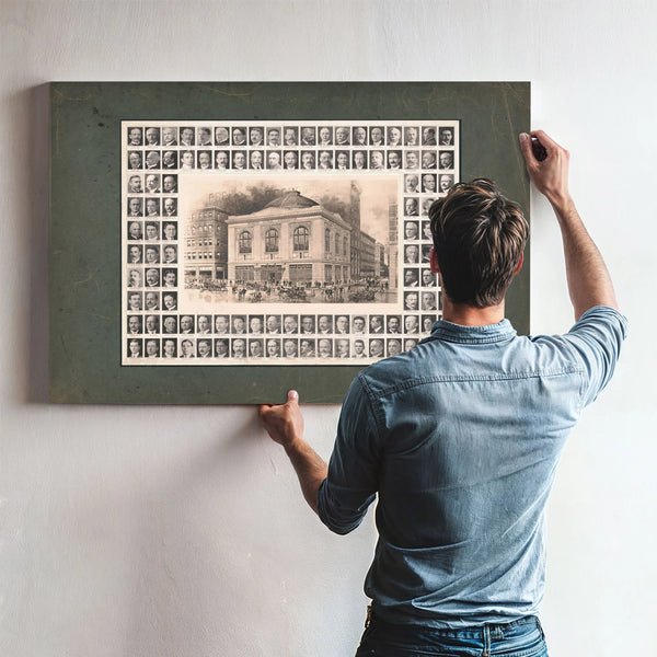 Boston Stock Exchange 191 — Framed Wall Art Room View | Bella Frye