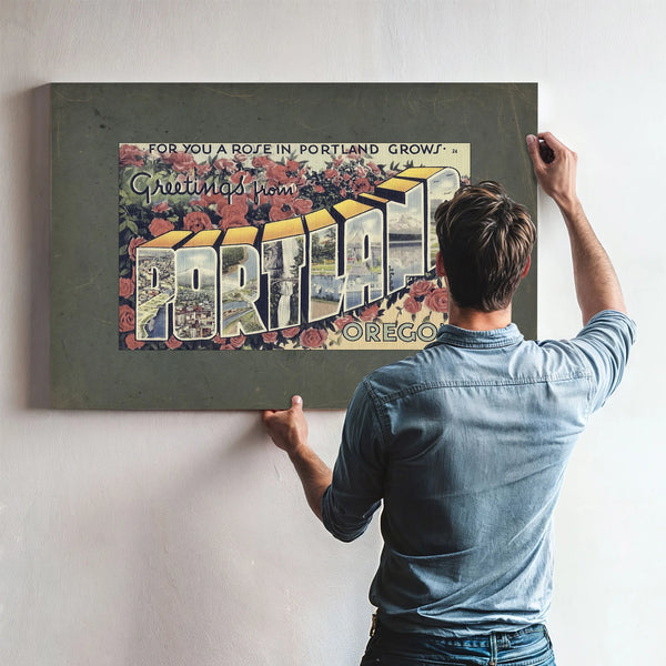 Oregon Portland — Framed Wall Art Room View | Bella Frye