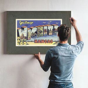 Kansas Wichita — Framed Wall Art Room View | Bella Frye