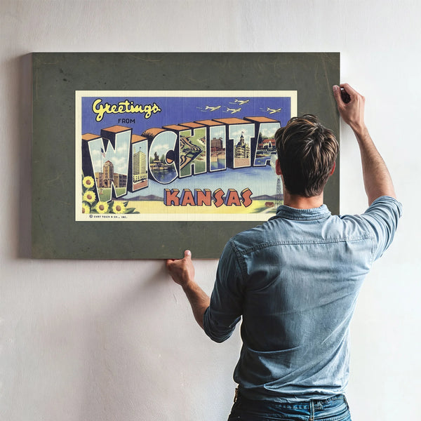 Kansas Wichita — Framed Wall Art Room View | Bella Frye