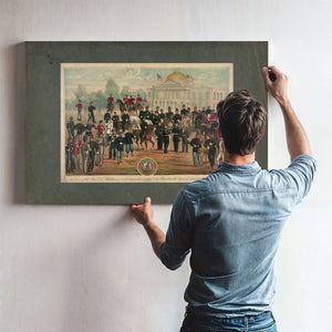 in Honor of the Mass Vol Militia and Its Commanders and the One Hundredth Ye — Framed Wall Art Room View | Bella Frye