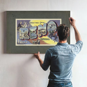 Nevada Reno — Framed Wall Art Room View | Bella Frye